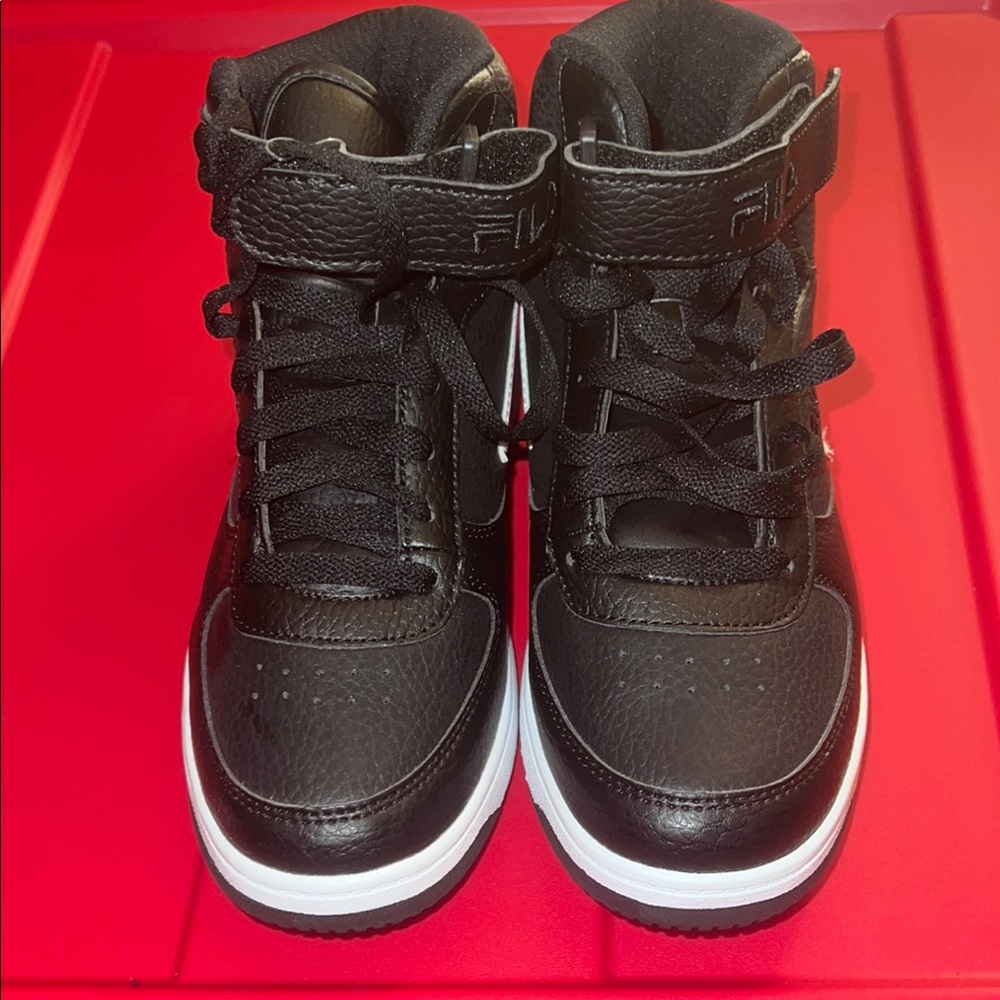Kids A-High Strap High Top Casual Sneakers from Finish Line